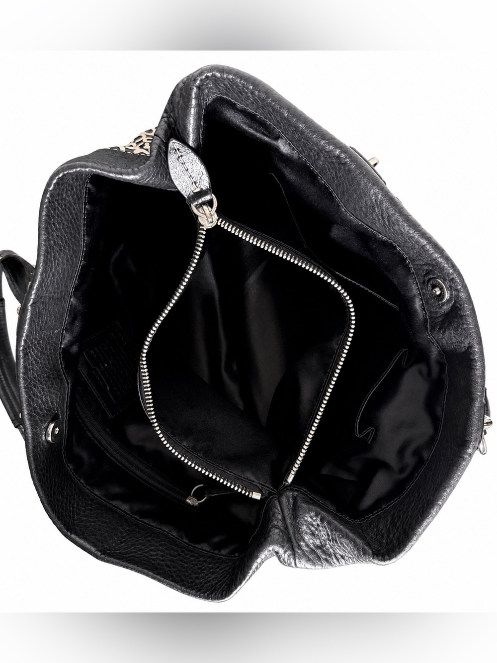 Coach Penelope Vintage Y2K Op Art Signature Shoulder Tote Black White - Picture 11 of 16